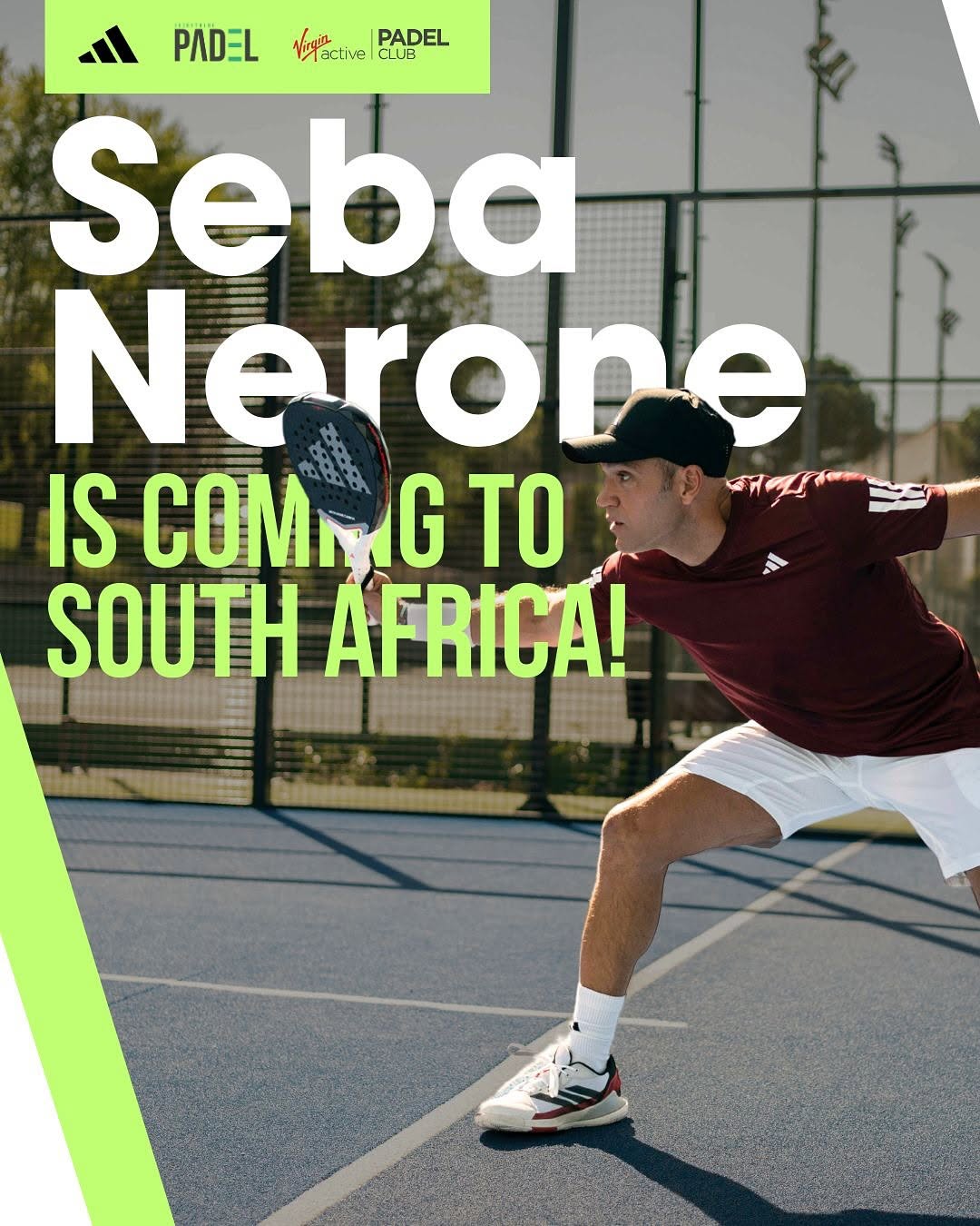 Seba Nerone Comes to South Africa: Train, Play & Compete with a Global Padel Legend