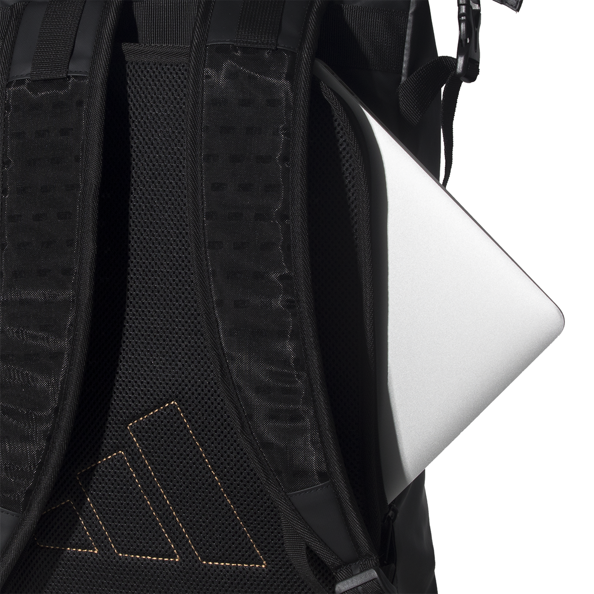 Black leather adidas sales backpack